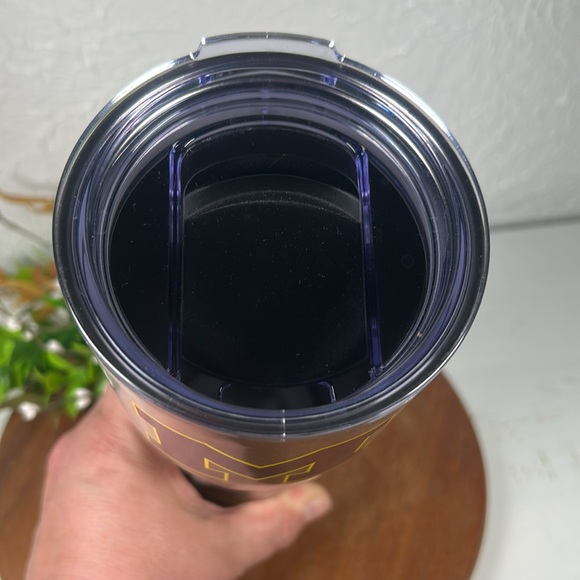 University of Michigan Stainless Steel 24oz Tumbler M logo Slide Close Lid NEW - Picture 6 of 14